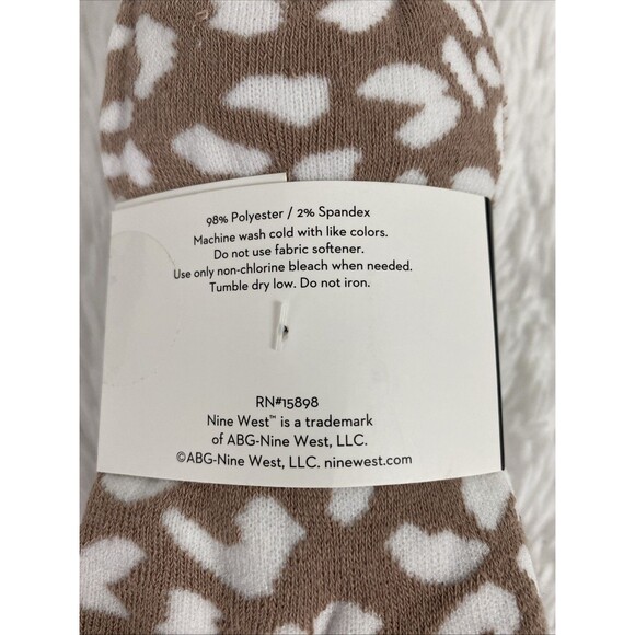 Nine West Low Cut Socks Women's 6 Pairs Terry Cushion Shoe Size 5-10 White Pink - Picture 5 of 7